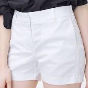 J. Crew White Chino 4 inch Shorts Size 6